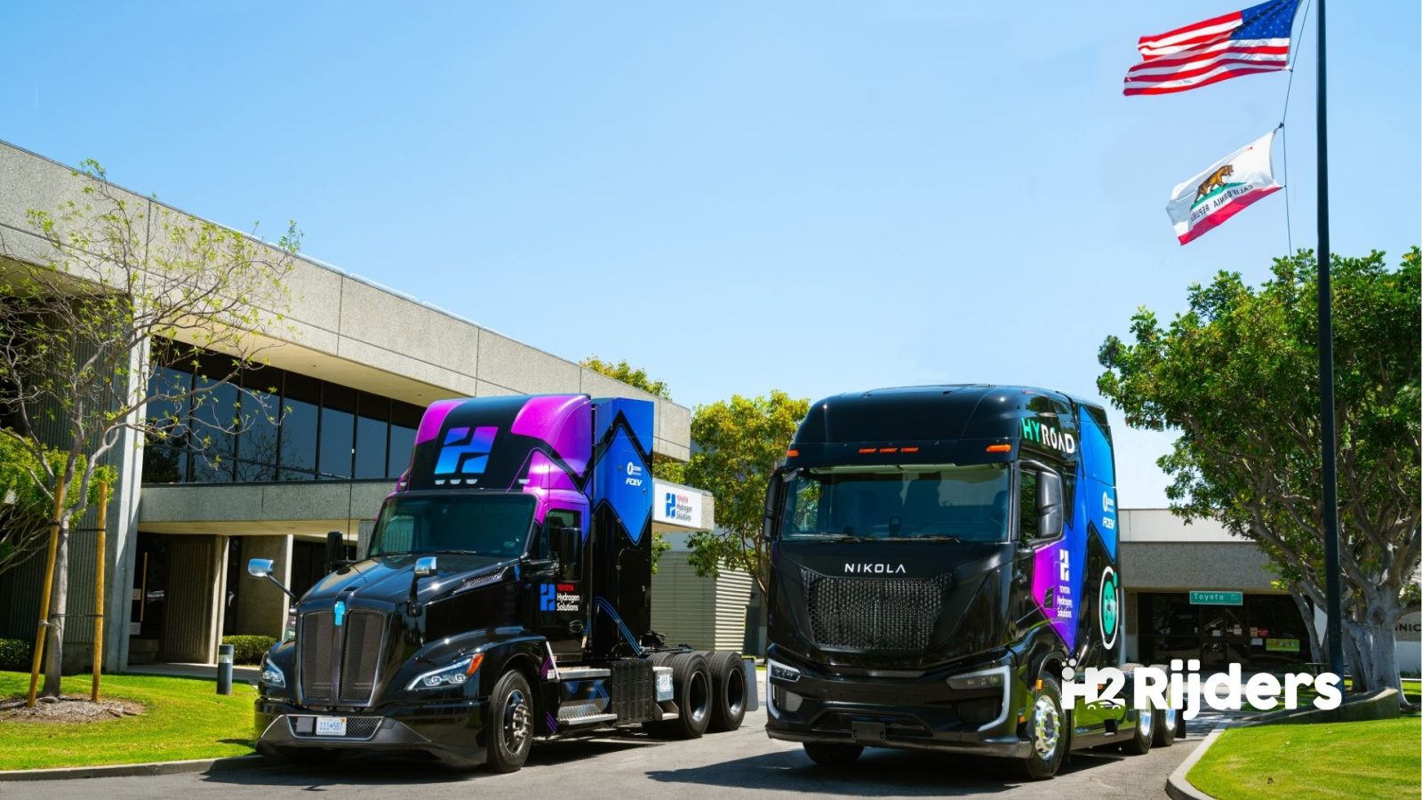 Toyota and Hyroad put 40 hydrogen trucks to work in Southern California
